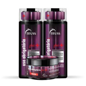 Kit Shampoo 300ml , Condicionador 300ml e Máscara 180g Uso Obrigatório; Plus+