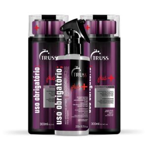 Kit Shampoo 300ml , Condicionador 300ml e  Máscara Líquida 260ml Uso Obrigatório; Plus+