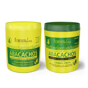 Kit de Tratamento para Cacheadas Abacachos com Máscara 950g e Creme de Pentear 950g