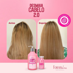 Ampola Desmaia Cabelo 2.0 Forever Liss 15ml Nova Fórmula Mais Potente