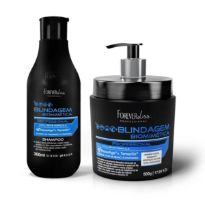 Kit Shampoo 300ml e Máscara 500g Blindagem Capilar Forever Liss