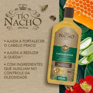 SHAMPOO + CONDICIONADOR FORTALECEDOR TIO NACHO 415ML