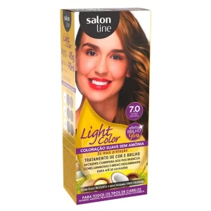 Tintura Light Color Louro Natural 7.0 Salon Line