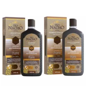 SHAMPOO + CONDICIONADOR ANTIGRISALHO TIO NACHO 415ML