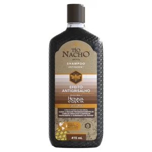 Shampoo Antigrisalho Henna Egipcia Antiqueda Tio Nacho 415ml