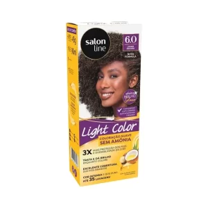 Coloração Light Color 6.0 Louro Escuro Salon Line