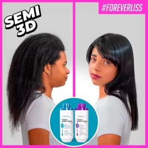 Ativador Realinhamento Capilar Semi Definitiva 3d Forever Liss 1 Litro