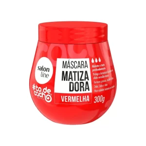 Máscara Matizadora #todecacho Vermelha 300g Salon Line