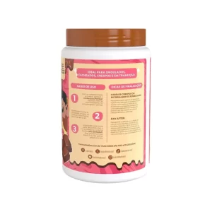 Creme para Pentear Chocolate Kids Cachinhos Nutridos 1kg salon Line