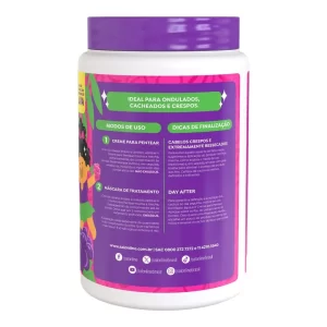 Creme para Pentear Uva Kids Cachinhos Brilhantes 1kg Salon Line