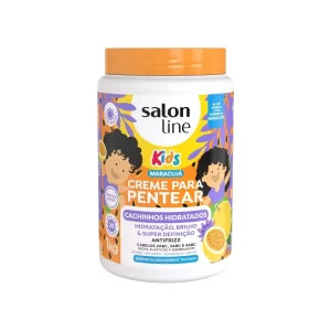 Creme para Pentear Maracujá Kids Cachinhos Hidratados 1kg Salon Line