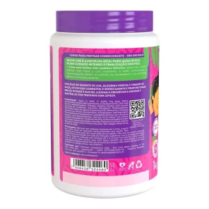 Kit Uva com Creme para Pentear 1kg e Gelatina #todecacho 550g