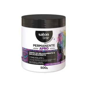 Creme de Relaxamento Permanente Afro Salon Line 500g