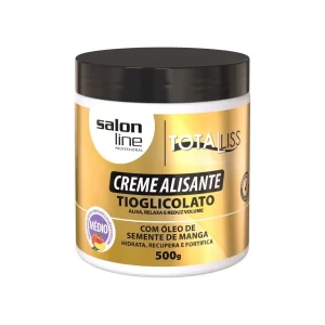 Creme Alisante Óleo Semente de Manga Médio Salon Line 500gr