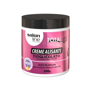 Creme Alisante Óleo de Argan Medio Salon Line - 500gr