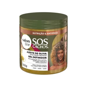 Gel Definidor SOS Cachos Azeite de Oliva Salon Line 550g