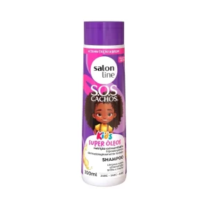 Shampoo SOS Cachos Kids Super Óleos 300ml Salon Line