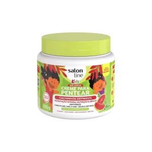 Creme Para Pentear Melancia Kids Cachinhos Definidos 500g Salon Line