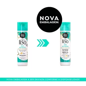 Kit Meu Liso Extremo com Shampoo, Condicionador e Máscara Salon Line