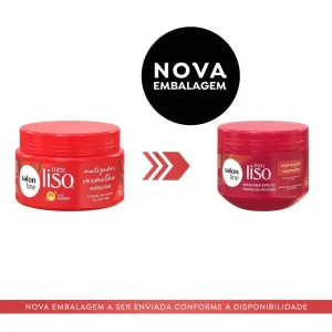 Máscara Meu Liso Matizador Vermelho Salon Line 300g