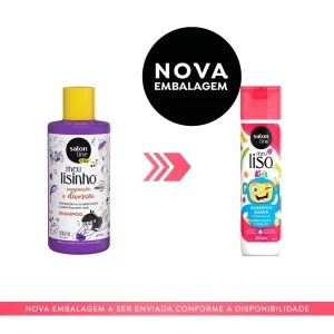 Meu Lisinho Kids Shampoo + Condicionador + Creme para pentear Salon Line