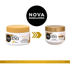 Máscara Restauradora Meu Liso Restauração Intensa Salon Line 300g