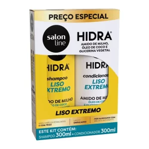 Kit Shampoo + Condicionador Hidra Amido de Milho Salon Line 300ml