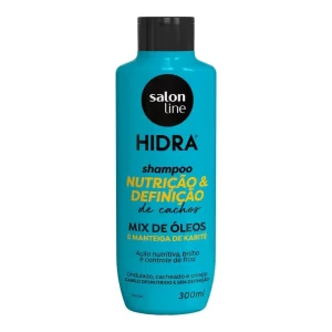 Kit Shampoo e Condicionador Hidra Nutrição e Definição de Cachos 300ml Salon Line