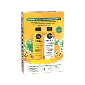 Kit Shampoo e Condicionador Hidra Maracujá Tropical 300ml Salon Line