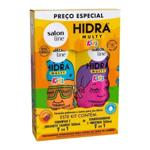 Kit Shampoo + Condicionador Hidra Multy Kids Salon Line 300ml