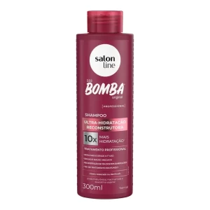 Shampoo SOS Bomba Ultra-Hidratação Reconstrutora 300ml Salon Line