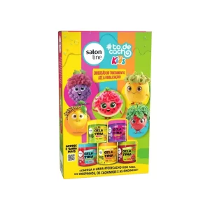 Kit Shampoo e Condicionador Melancia #todecacho Kids Salon Line