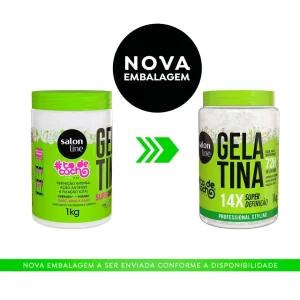 Gelatina #todecacho Super Definição Salon Line 1 kg