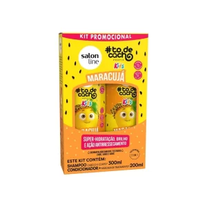 Kit Shampoo e Condicionador Maracujá #todecacho Kids Salon Line