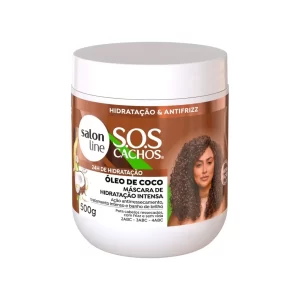 Máscara de hidratação SOS Cachos Coco Tratamento Profundo 500g Salon Line