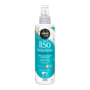 Spray Defrizante Protetor Térmico Meu Liso Hialurônico 240ml Salon Line