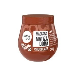 Máscara Matizadora #todecacho Chocolate 300g Salon Line