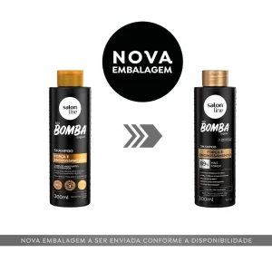 Shampoo SOS Bomba Força e Engrossamento 300ml Salon Line