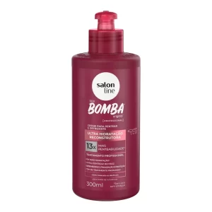 Creme para Pentear SOS Bomba Ultra-Hidratação Reconstrutora 300ml Salon Line