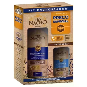 KIT ENGROSSADOR TIO NACHO SHAMPOO 415ML + CONDICIONADOR 200ML