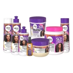 Salon Line Kit Sos Cachos Super Oleos Nutritivo com 08 Produtos