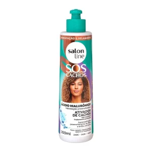 Ativador de Cachos SOS Cachos Ácido Hialurônico 300ml Salon Line